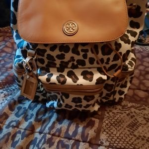 Tory Burch Leopard Backpack
